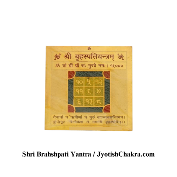 Brihaspati Yantra-बृहस्पति यंत्र