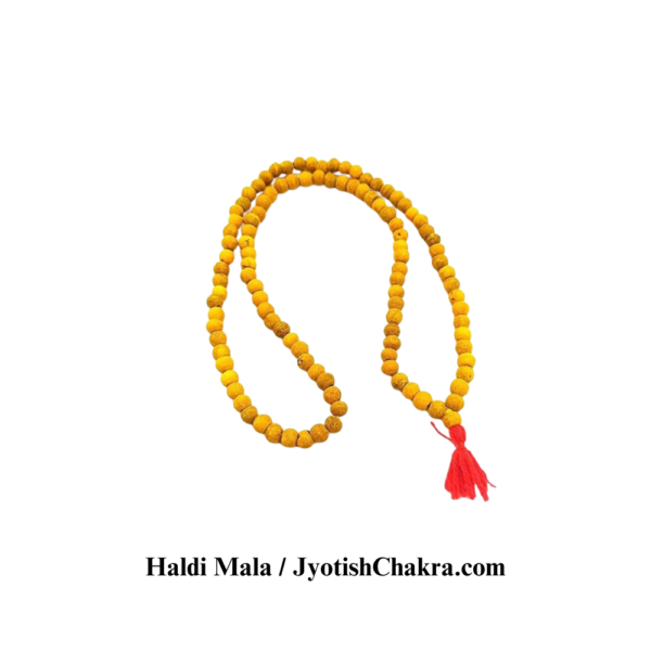 हल्दी माला-Turmeric Beads Garland